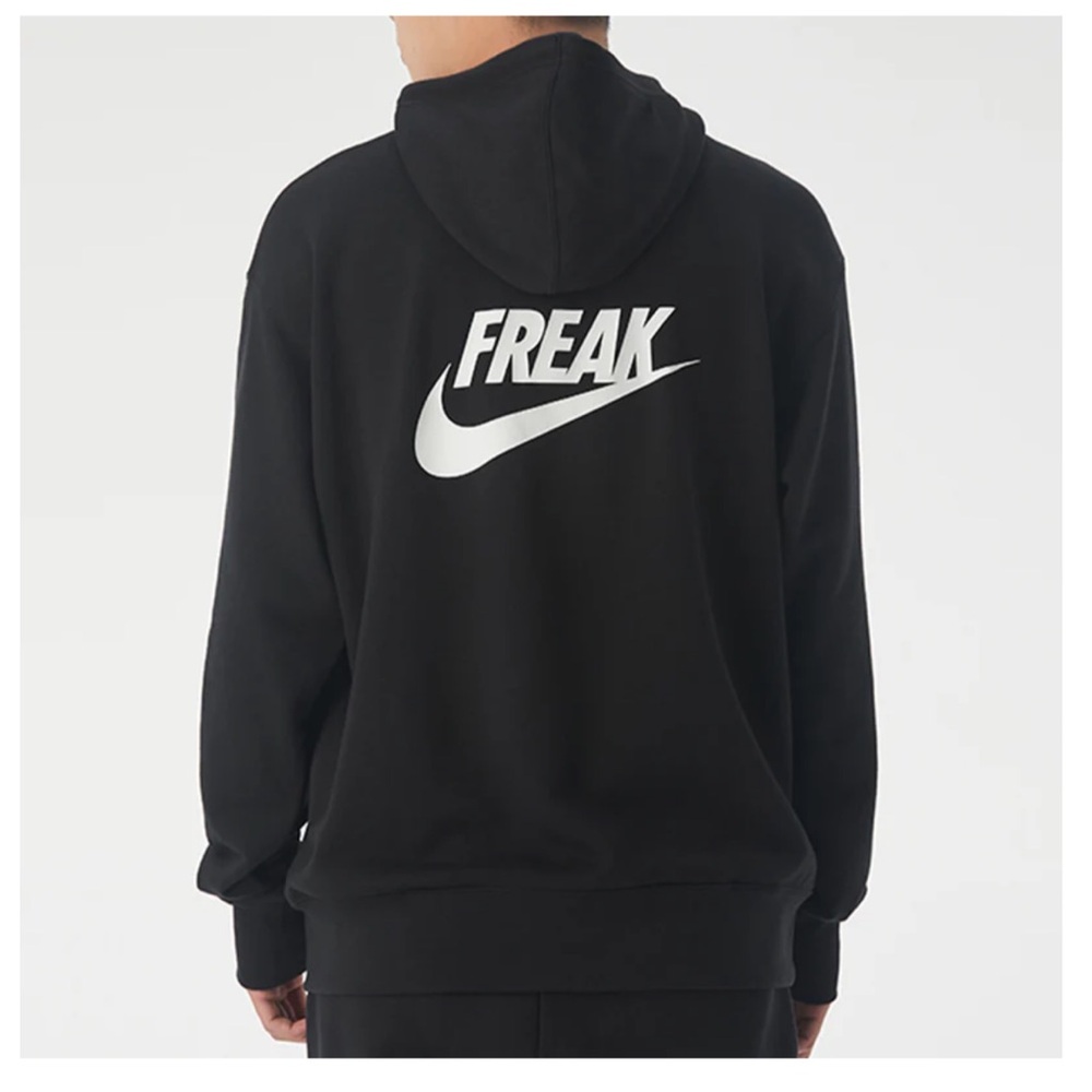 Rare 🔥 Unisex Nike “FREAK” Black Hooded Sweatshirt Giannis Freak Hoodie Size M